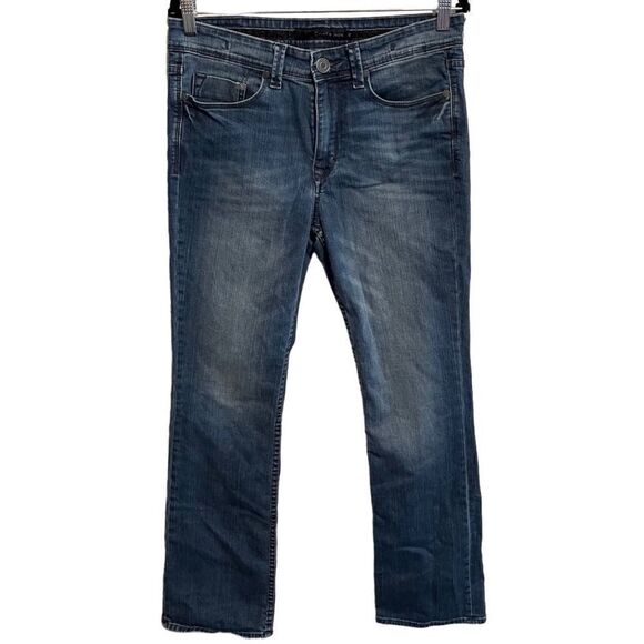 Calvin Klein- Women’s Dark Wash Boot Cut 99% Cotton Jeans, Size 32 - Picture 11 of 11